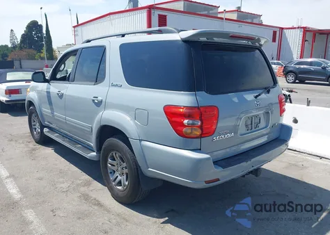 2004 Toyota Sequoia Limited V8 z USA, uszkodzony, nr VIN 5TDZT38A74S221725